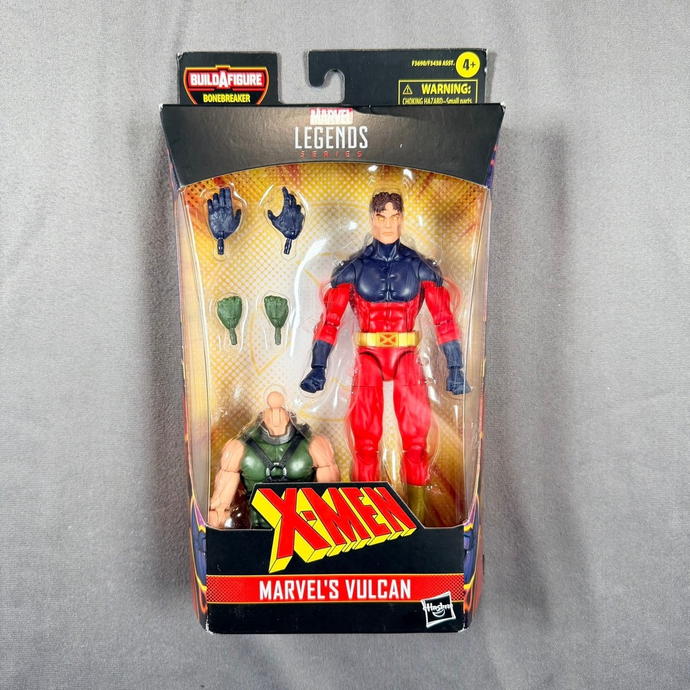 Hasbro‎ Marvel Legends X-Men 6" Marvel's Vulcan Red Blue Bonebreaker BAF New Box